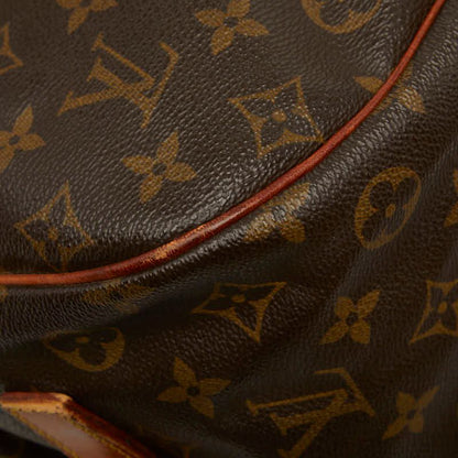 Louis Vuitton Monogram Saumur 35 Crossbody Shoulder Bag Brown Leather — view 5