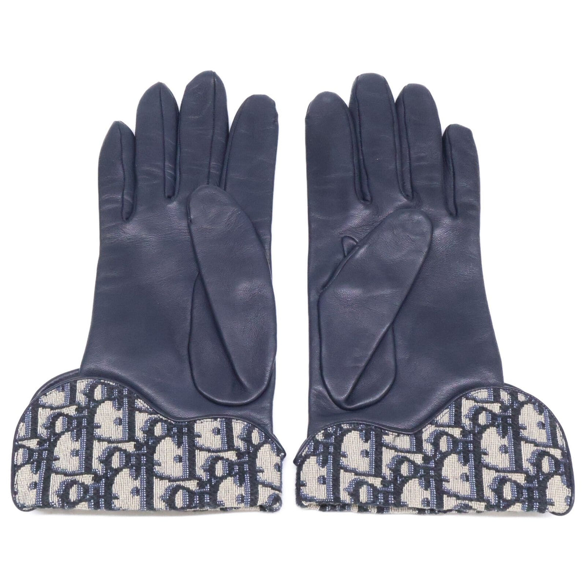 Dior Saddle Glove Dior Oblique Jacquard Lambskin 7.5 Gloves — view 6