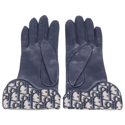 Dior Saddle Glove Dior Oblique Jacquard Lambskin 7.5 Gloves — view 6