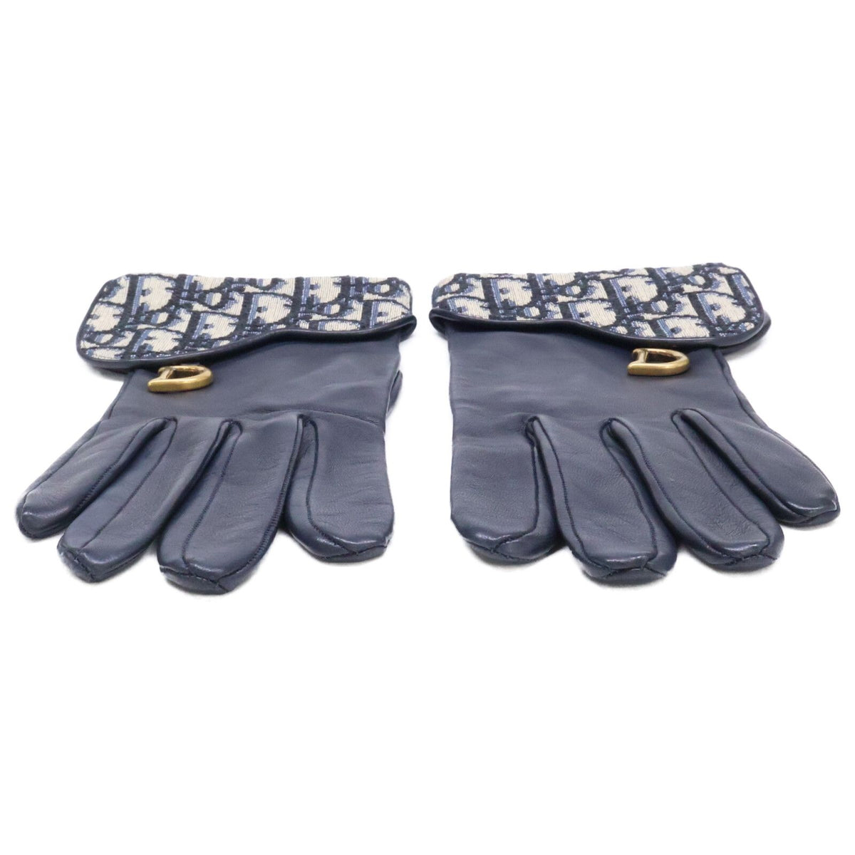 Dior Saddle Glove Dior Oblique Jacquard Lambskin 7.5 Gloves — view 5