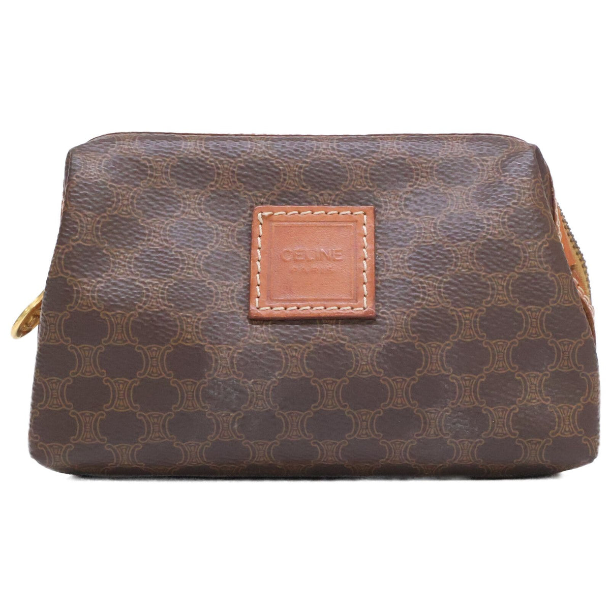Celine Macadam Pattern Leather Handbag