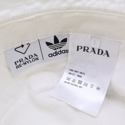 Prada x Adidas Re-Nylon Saffiano Leather Bucket Hat — view 7