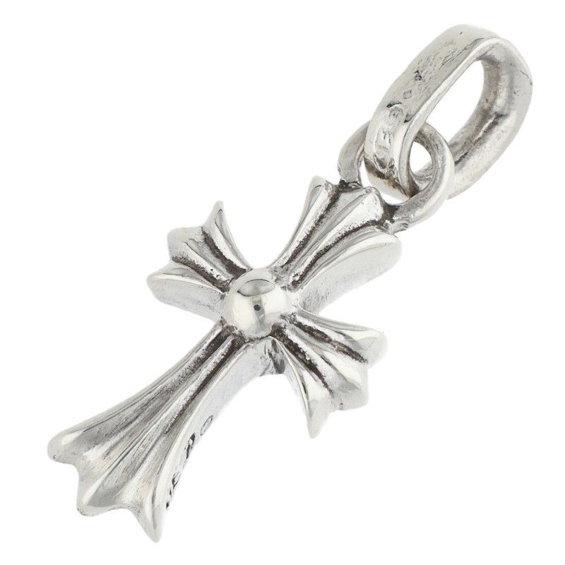 Chrome Hearts Cross Baby Fat Charm Silver Pendant — view 2