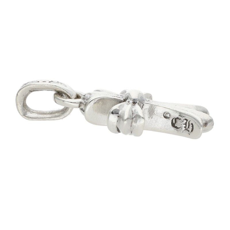 Chrome Hearts Cross Baby Fat Charm Silver Pendant — view 3