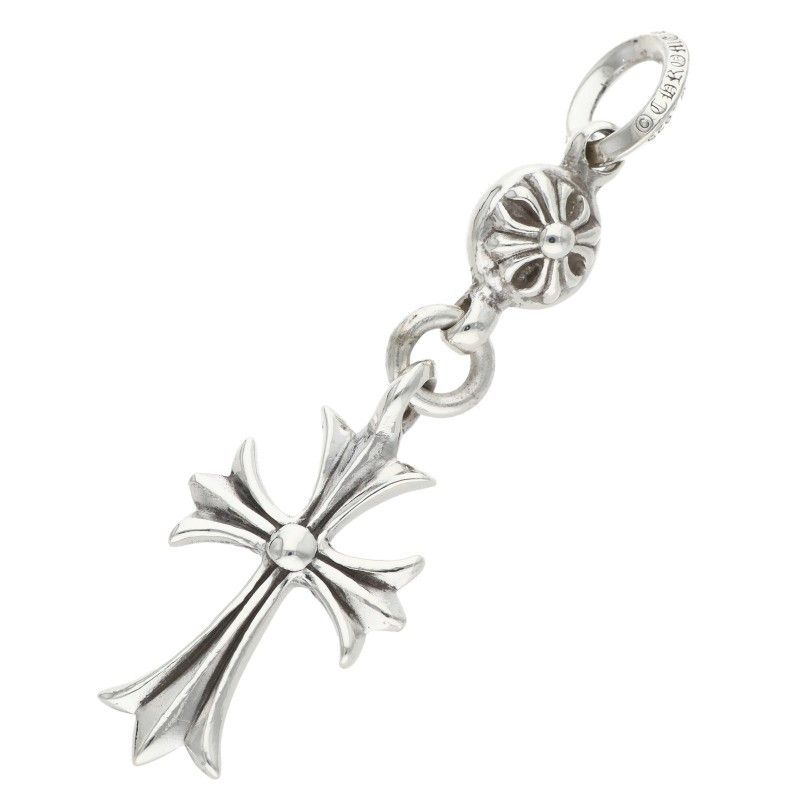 Chrome Hearts Tny CH Tiny CH Cross Silver Pendant