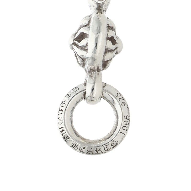 Chrome Hearts Tny CH Tiny CH Cross Silver Pendant — view 3