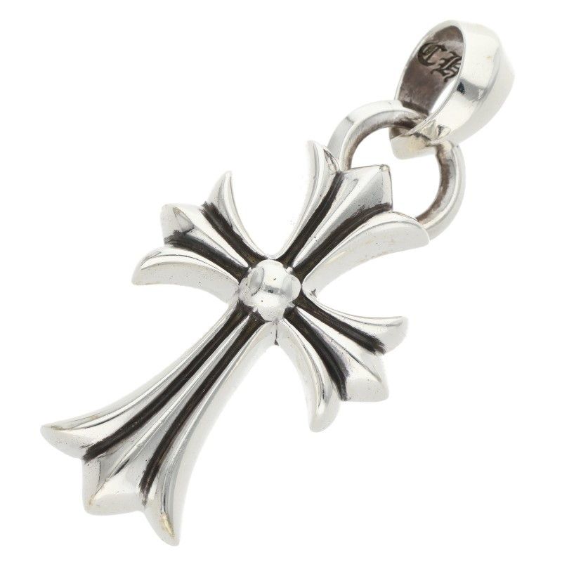 Chrome Hearts CH Bale Small CH Cross Silver Pendant
