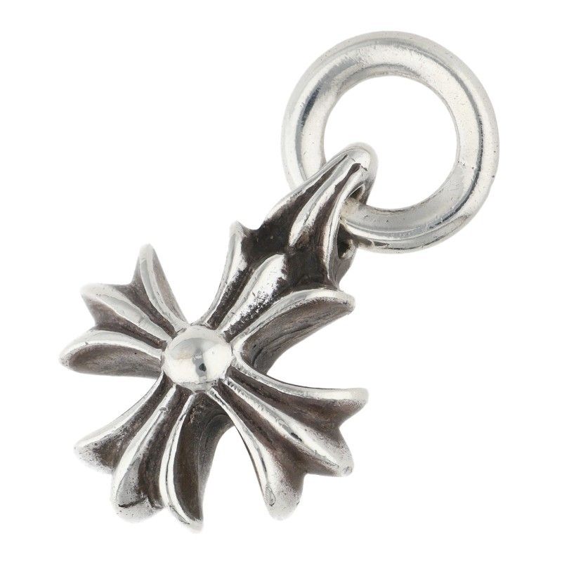 Chrome Hearts Charm CH Plus Vintage Silver Pendant
