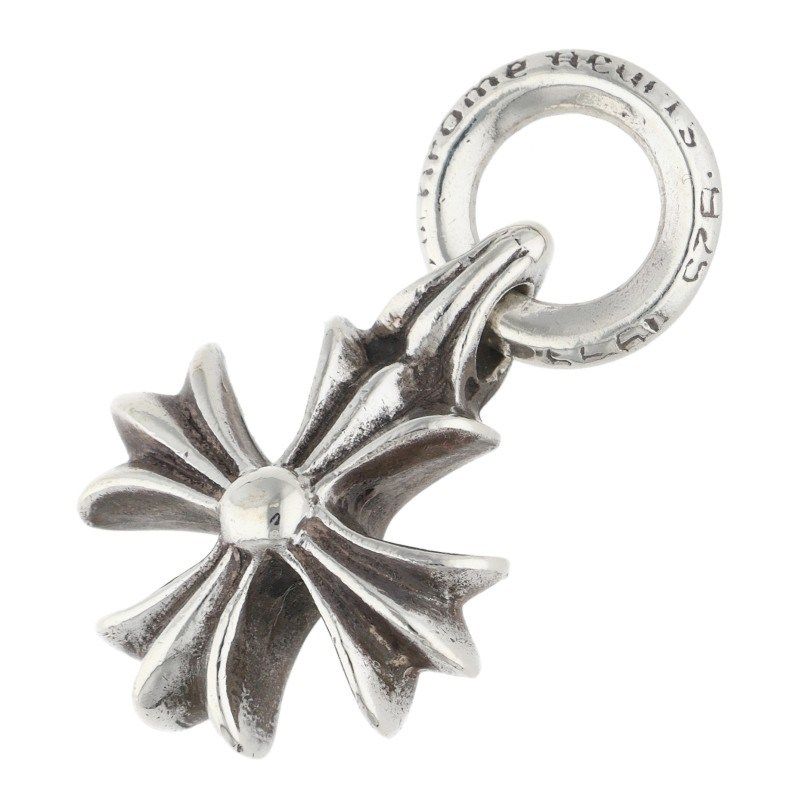 Chrome Hearts Charm CH Plus Vintage Silver Pendant — view 2