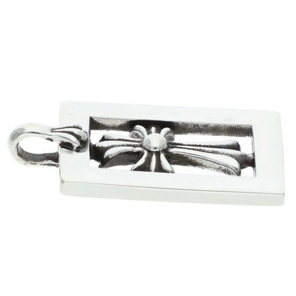 Chrome Hearts Frmd Opn Baby Fat Framed Open Silver Pendant — view 3