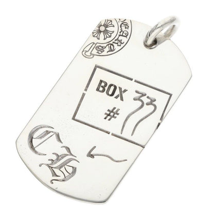 Chrome Hearts Ltd Large Dog Tag Blue Mountain Limited Pendant