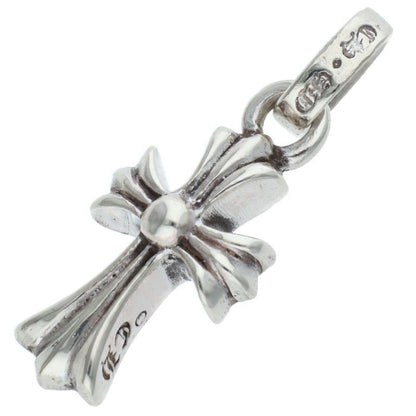 Chrome Hearts Cross Baby Fat Charm Silver Pendant