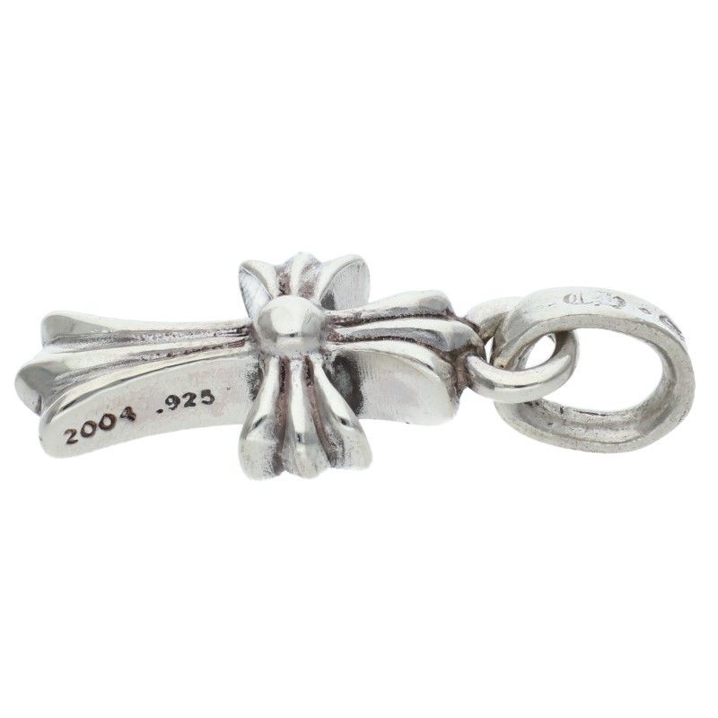 Chrome Hearts Cross Baby Fat Charm Silver Pendant — view 4