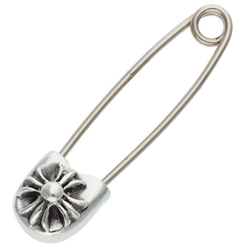Chrome Hearts Safety Pin SM Small Silver Pendant