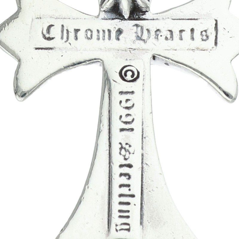 Chrome Hearts CH Bale Small CH Cross Silver Pendant — view 3