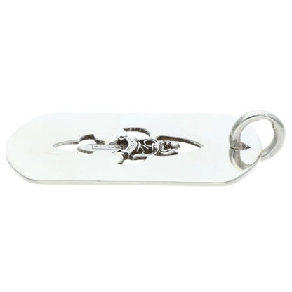 Chrome Hearts Fle Dag Flare Dagger Dog Tag Large Pendant — view 5