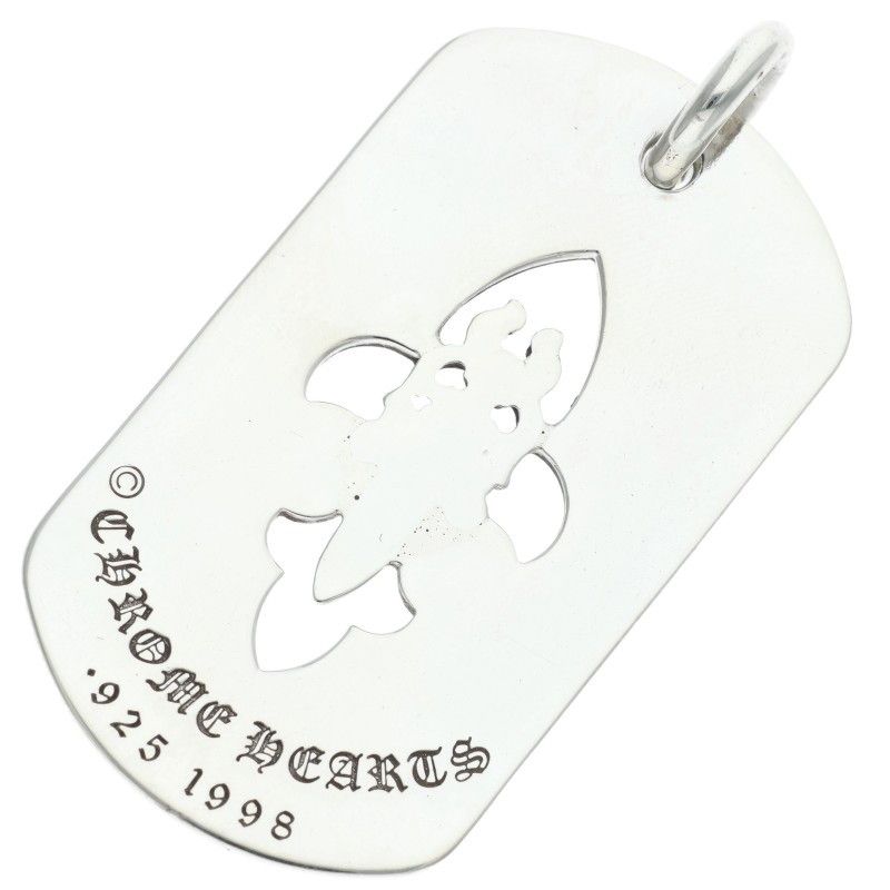 Chrome Hearts Fle Dag Flare Dagger Dog Tag Large Pendant — view 2