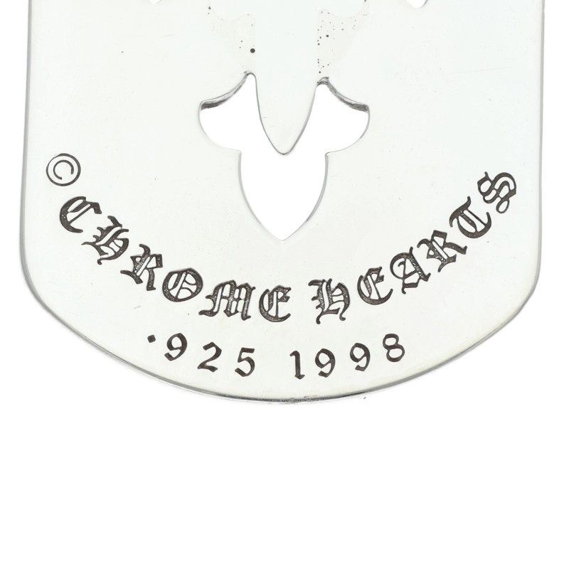Chrome Hearts Fle Dag Flare Dagger Dog Tag Large Pendant — view 3
