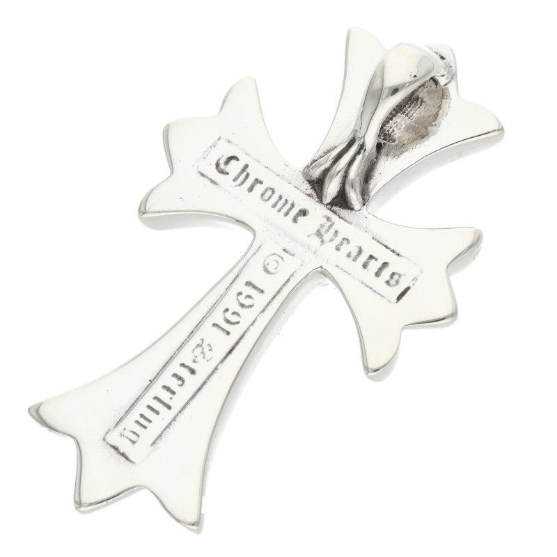 Chrome Hearts CH Small CH Cross Pendant Silver — view 2