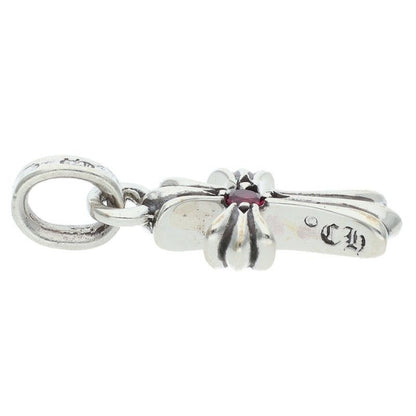 Chrome Hearts Crs Baby Fat Ruby Charm Silver Pendant — view 4