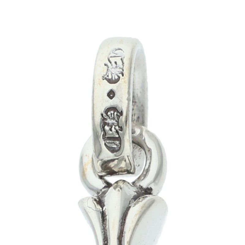 Chrome Hearts Crs Baby Fat Ruby Charm Silver Pendant — view 3