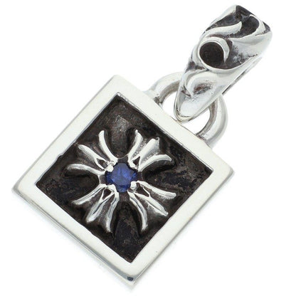 Chrome Hearts Framed CH Plus Charm Silver Pendant