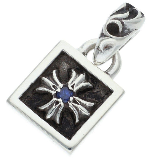 Chrome Hearts Framed CH Plus Charm Silver Pendant