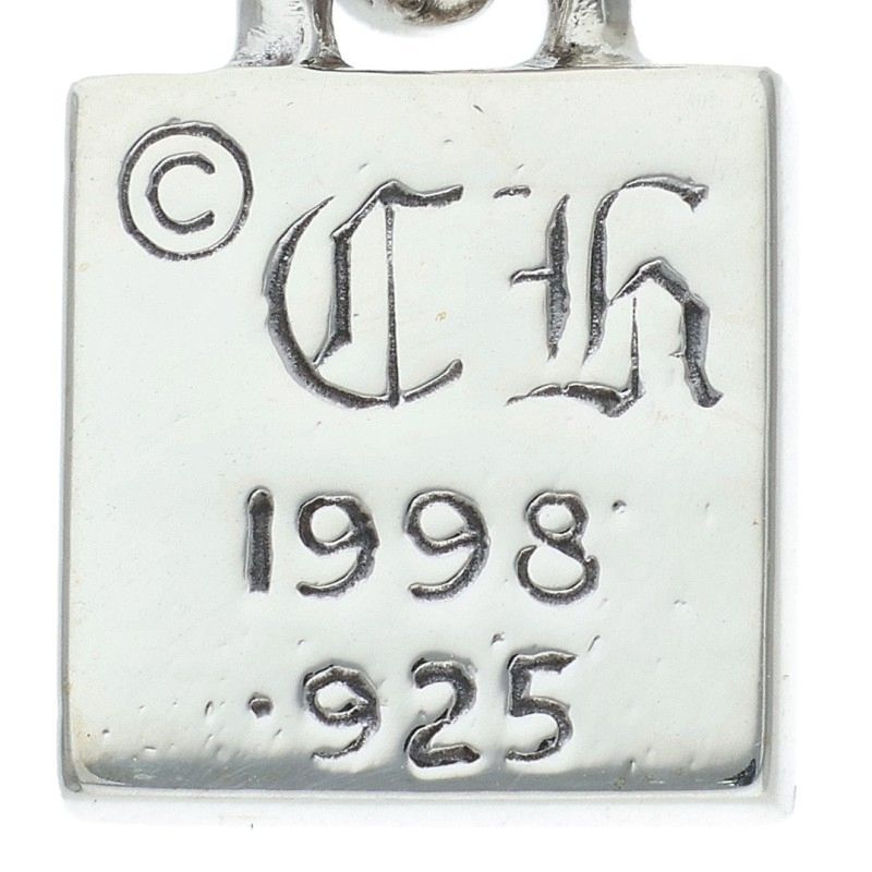 Chrome Hearts Framed CH Plus Charm Silver Pendant — view 3