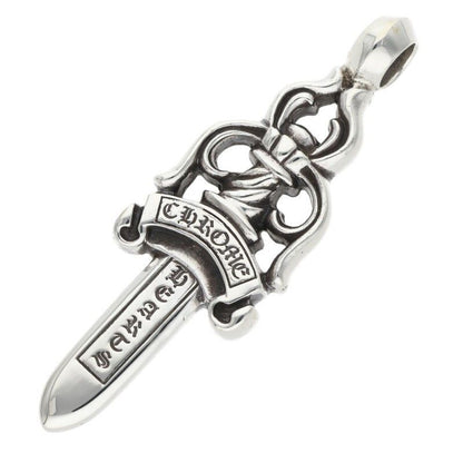 Chrome Hearts Large Dagger Pendant Silver