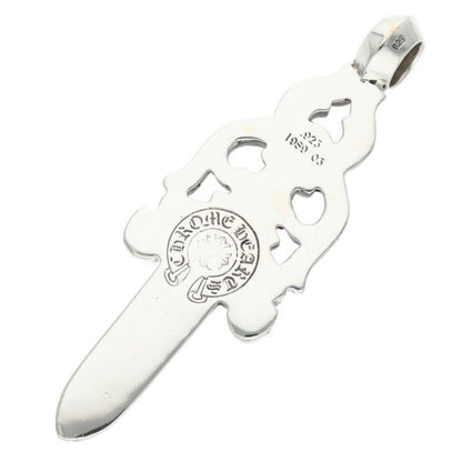 Chrome Hearts Large Dagger Pendant Silver — view 2