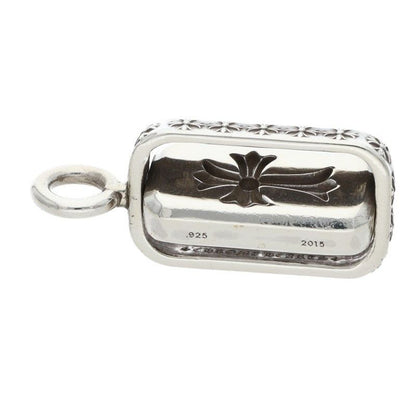 Chrome Hearts Flip CH Dggr Charm CH Cross and Dagger Silver Pendant — view 3