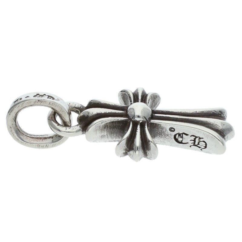 Chrome Hearts Cross Baby Fat Charm Silver Pendant — view 4