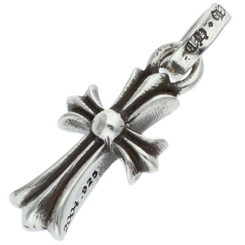 Chrome Hearts Cross Baby Fat Charm Silver Pendant — view 2