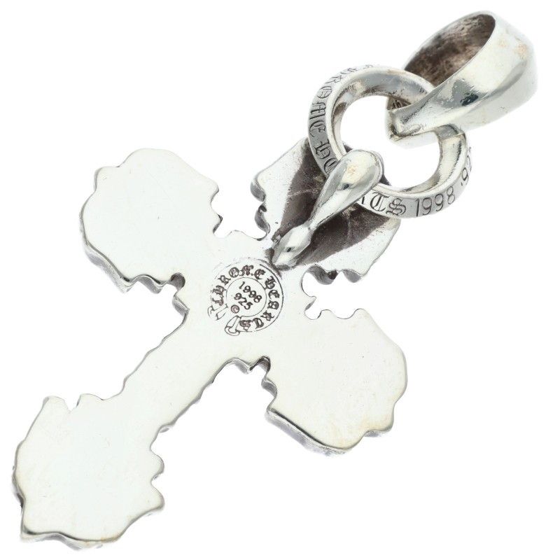 Chrome Hearts Filig Cross Xsm Bale Filigree XS Bail Silver Pendant — view 2