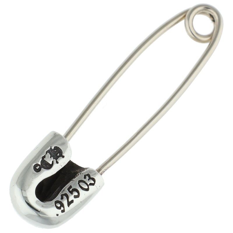 Chrome Hearts Safety Pin SM Small Silver Pendant — view 2