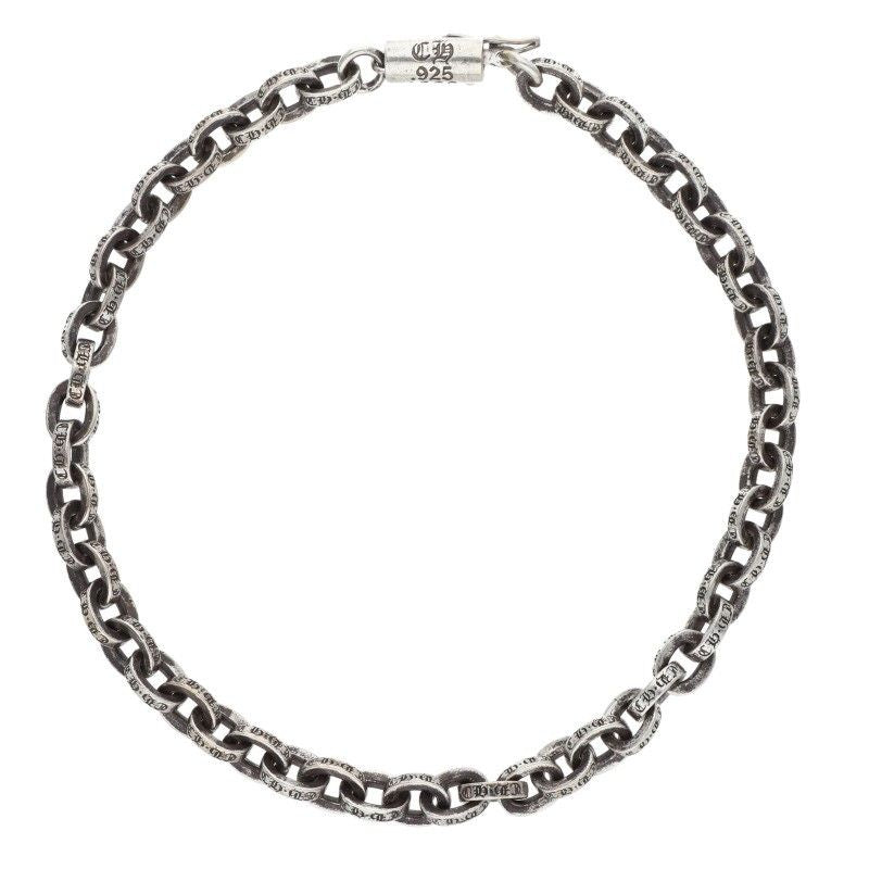 Chrome Hearts Paper Chain Silver Bracelet