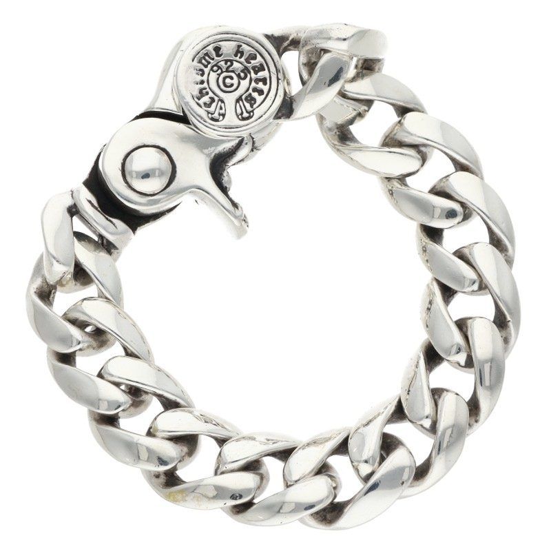 Chrome Hearts Clsc Chn Lnk Classic Link Clip Silver Bracelet — view 2