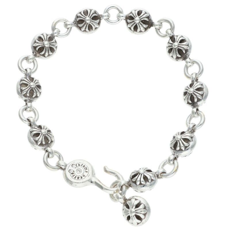 Chrome Hearts Ball Silver Bracelet — view 2
