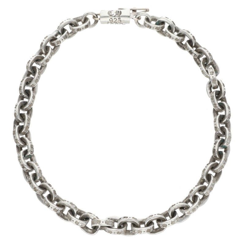 Chrome Hearts Paper Chain Silver Bracelet