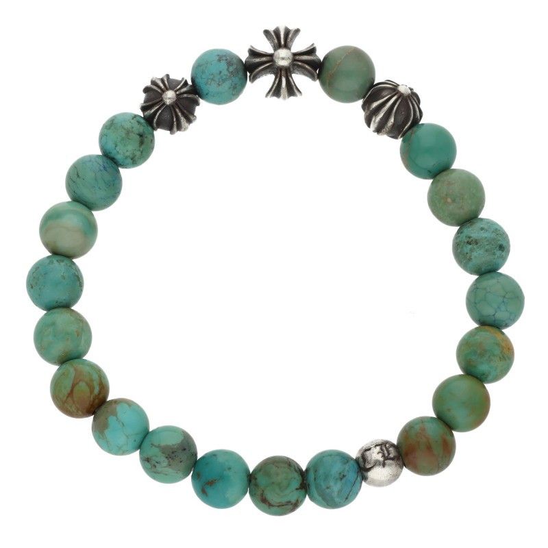 Chrome Hearts Bead 8 Bracelet 8 Turquoise — view 2