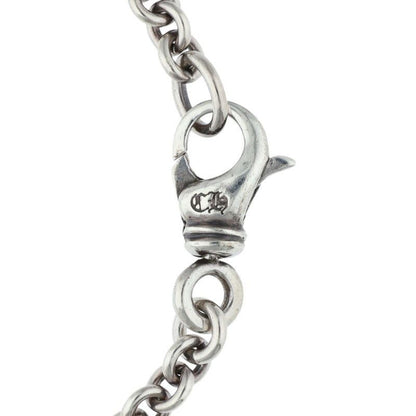 Chrome Hearts Tny CH Tiny CH Cross Chain Silver Bracelet — view 3
