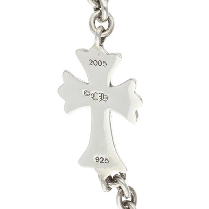 Chrome Hearts Tny CH Tiny CH Cross Chain Silver Bracelet — view 2