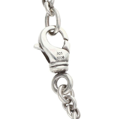 Chrome Hearts Tny CH Tiny CH Cross Chain Silver Bracelet — view 3