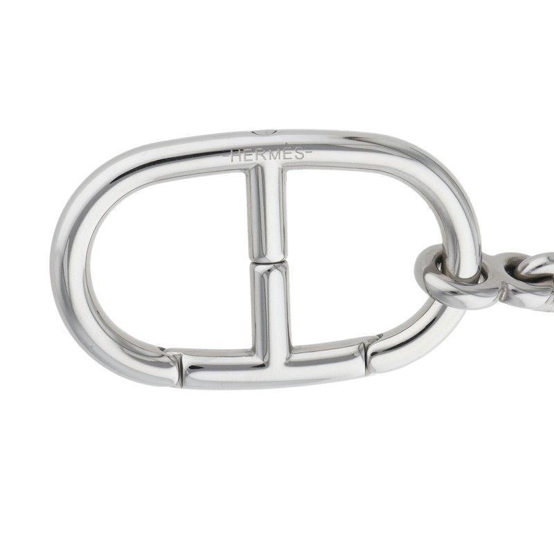 Hermes Chaine D'ancre Silver Key Holder — view 3