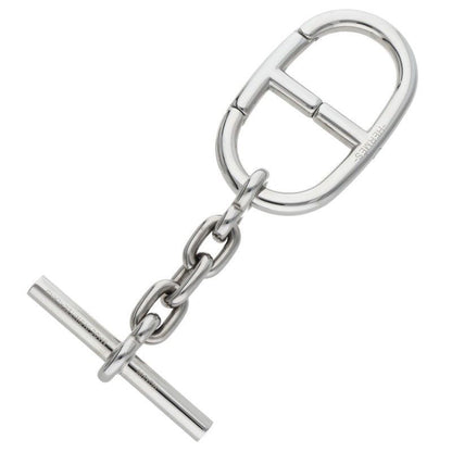 Hermes Chaine D'ancre Silver Key Holder — view 2