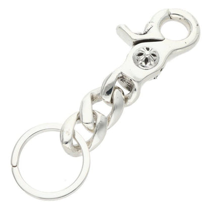 Chrome Hearts Classic-s Short Classic Link Silver Key Chain Key Holder