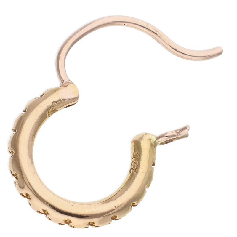 Chrome Hearts 22k ER Tfl Gold Earrings — view 5