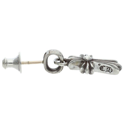 Chrome Hearts Bby Pprchn Baby Fat Drop Silver Earrings — view 3