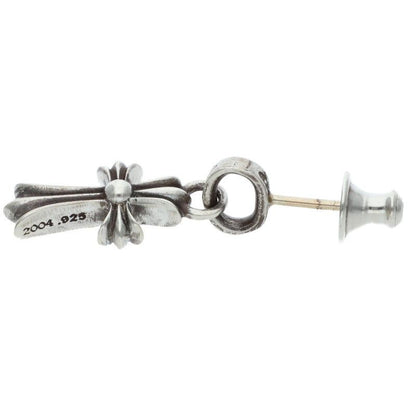 Chrome Hearts Bby Pprchn Baby Fat Drop Silver Earrings — view 4
