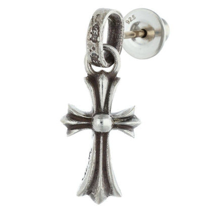 Chrome Hearts Bby Pprchn Baby Fat Drop Silver Earrings